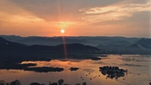 Sunset at Karni Mata Udaipur